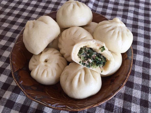 手作りの包子